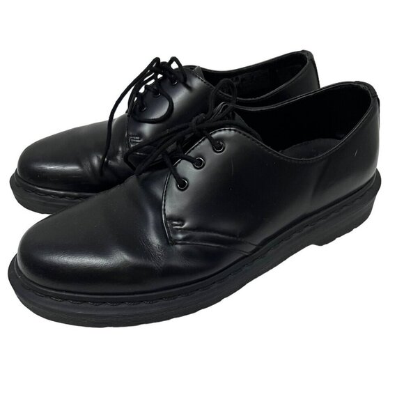 Dr. Martens Mens Mono Black Nappa Leather Oxford Shoes Lace Up US 8 Cushioned main image 11